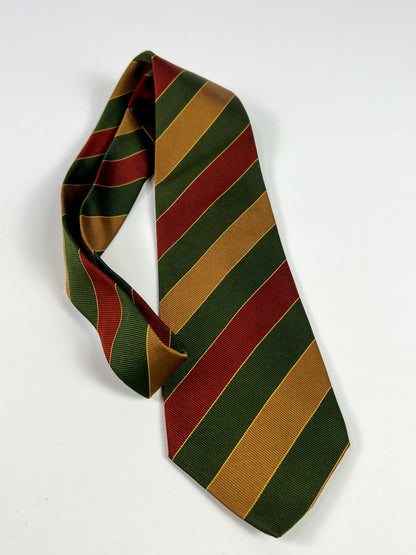 Cravatta vintage Yves Saint Lauren regimental