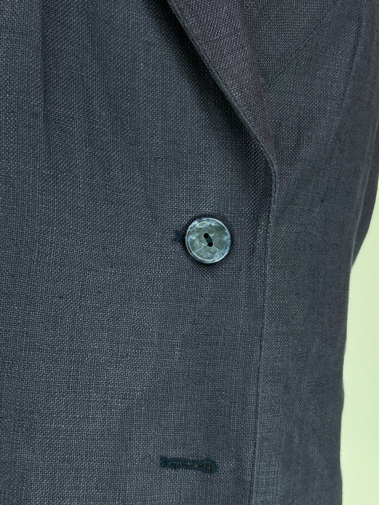 Blazer Krema anni ‘70 in Puro Lino