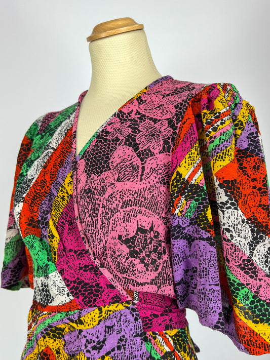 Kimono Armonia Anni '70 in Seta