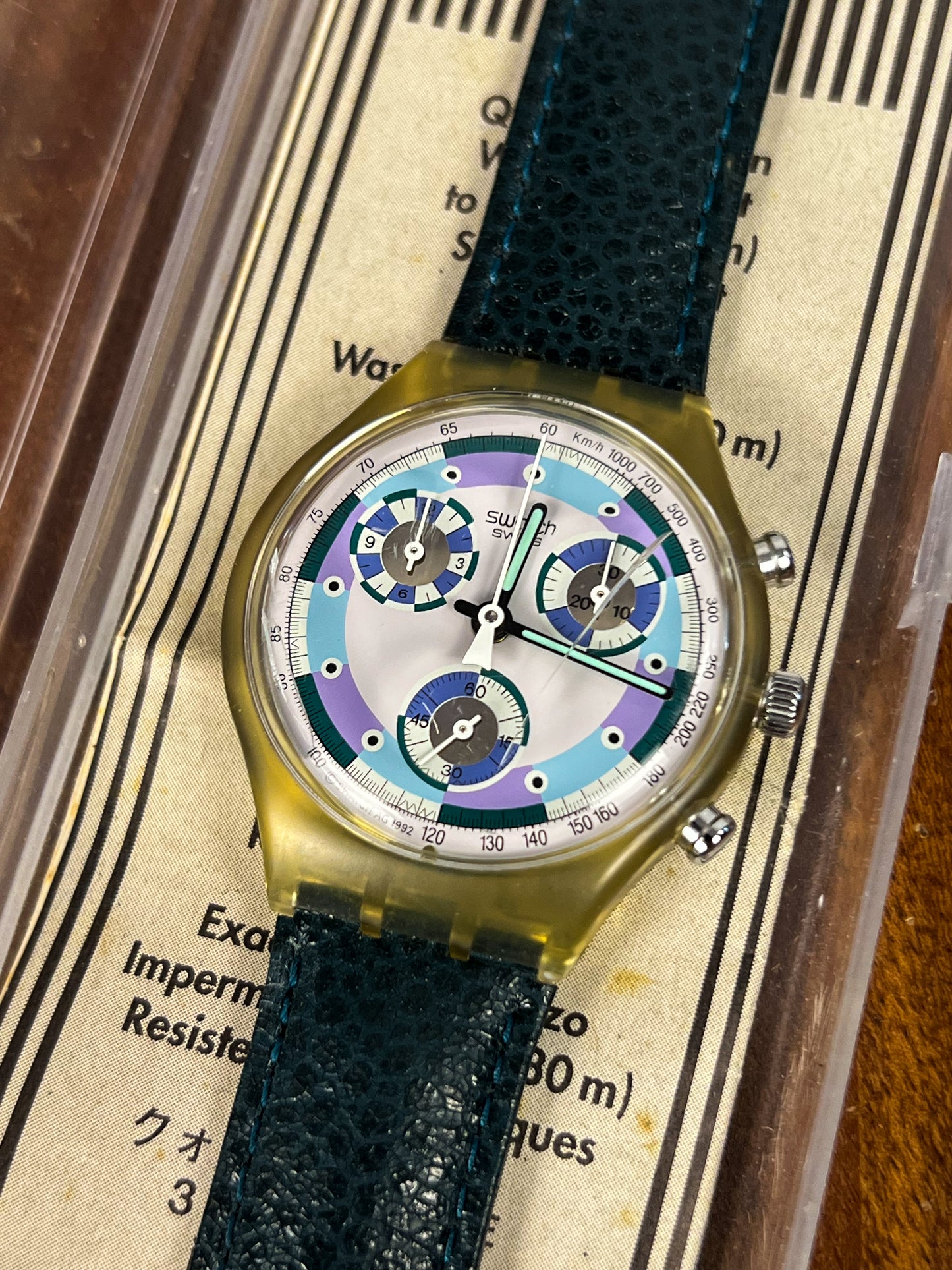 Swatch Chrono “Greentic” SCV100 1992