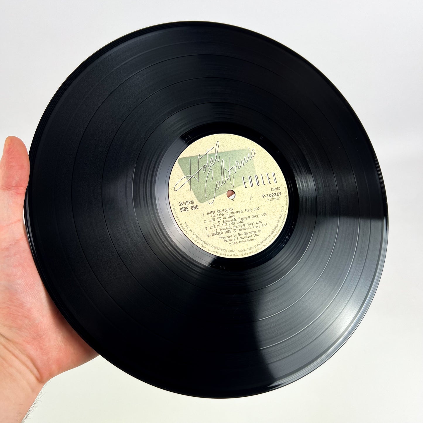 EAGLES - Hotel California Prima Stampa Giapponese P-10221Y 1976 OBI GATEFOLD