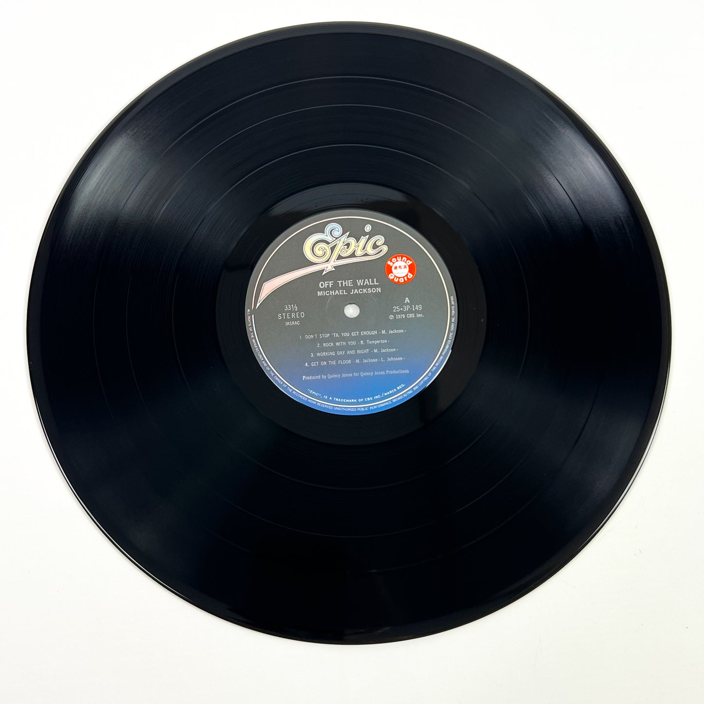 MICHAEL JACKSON – Off the Wall 1ª Edizione Giapponese– Epic/Sony 25·3P-149 1979