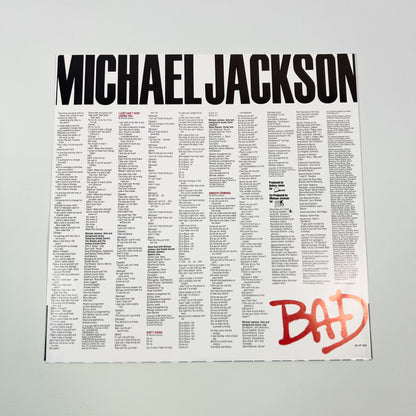 MICHAEL JACKSON – Bad 1ère édition japonaise – Epic 28·3P-800 1987 SOUS BLISTER