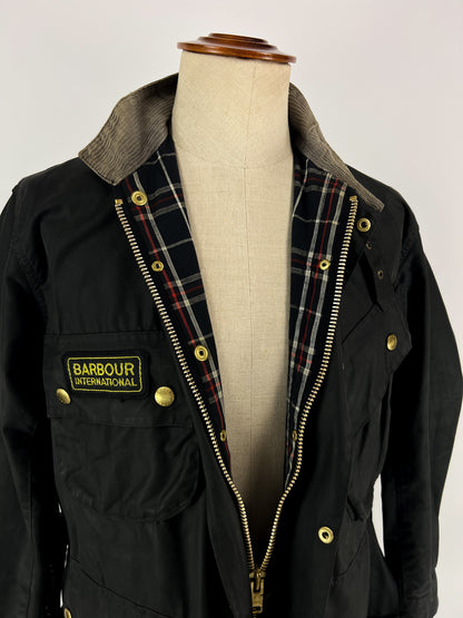 Barbour International 2 Crest 1987 C38 (S/M) - Vest & Brooch