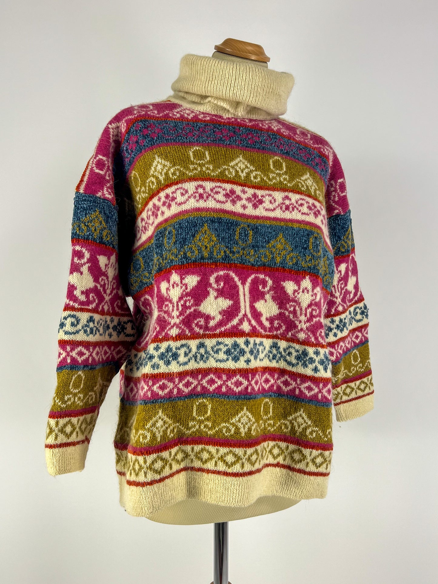 Maglione Vintage Made in the UK -  Lana, Alpaca e Mohair