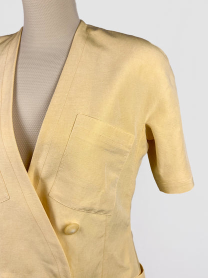 Tailleur Fendi in Lino e Seta