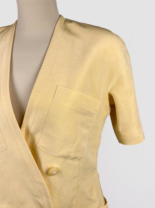 Tailleur Fendi in Lino e Seta