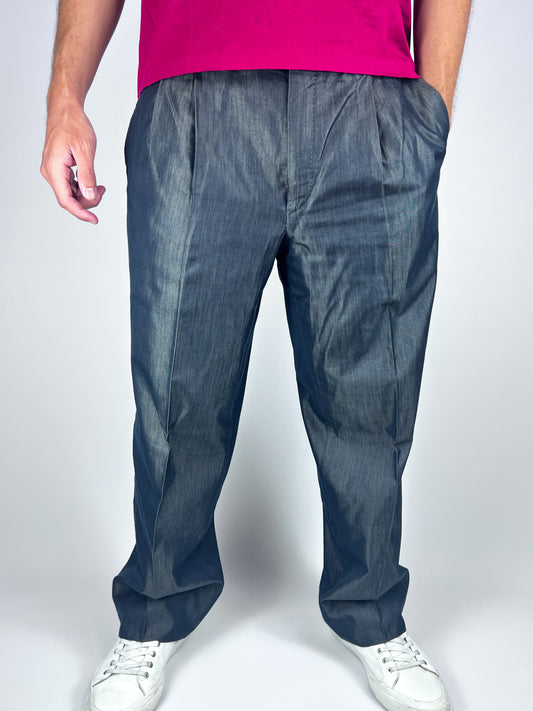 Pantaloni Barbuto in Misto Seta anni '80