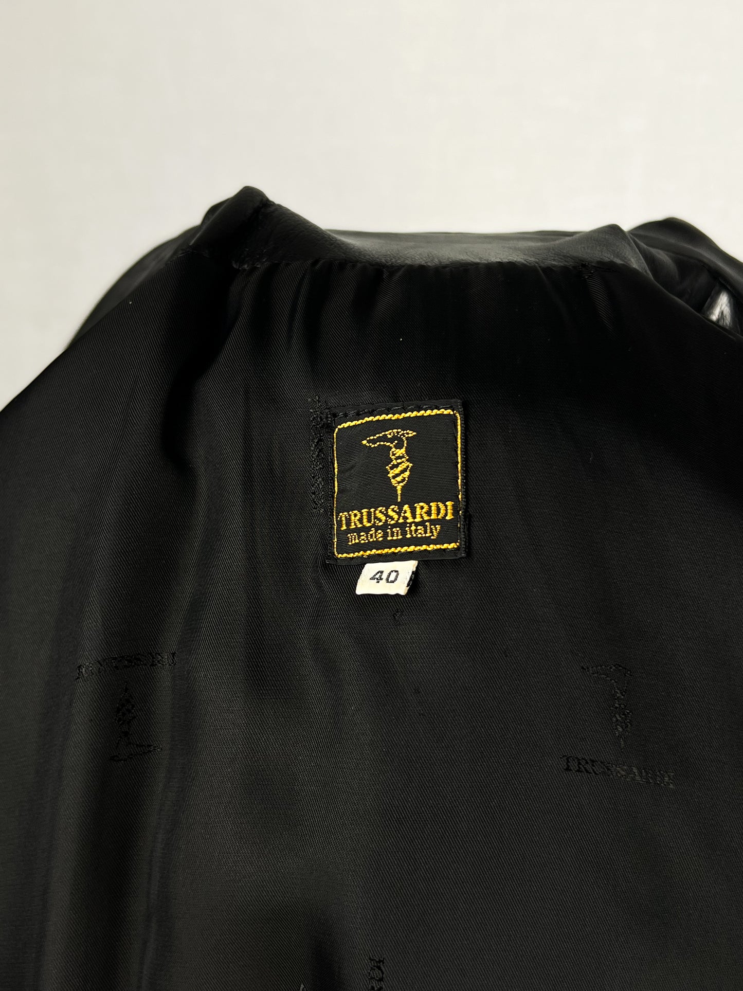 Trench in Pelle Trussardi
