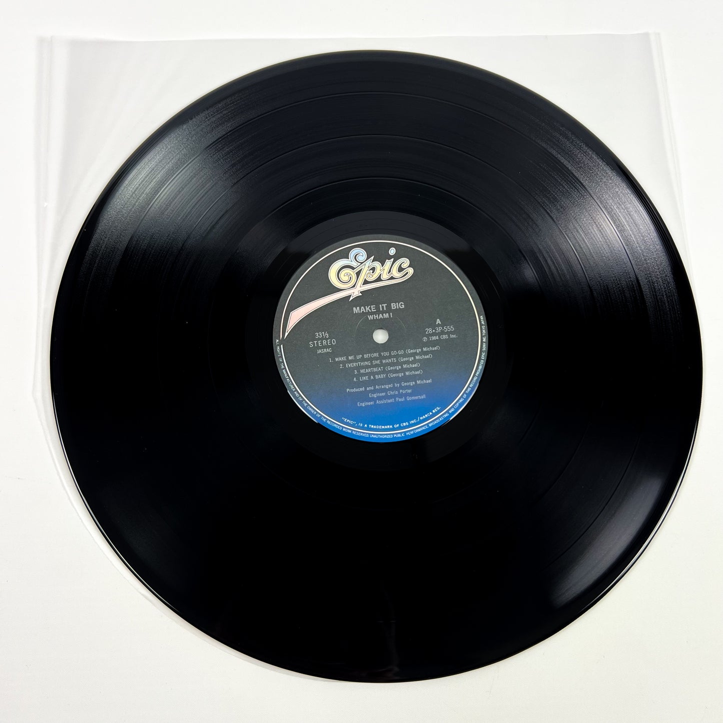 WHAM! – Make It Big – 1ª Edizione Giapponese – Epic/Sony 28·3P-555 1984