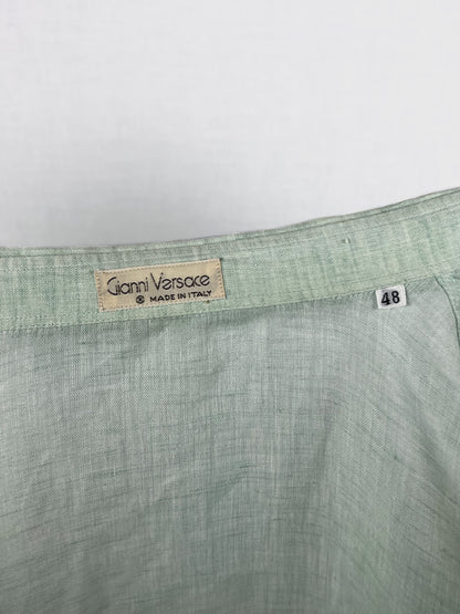Camicia Estiva Gianni Versace in Lino anni '70