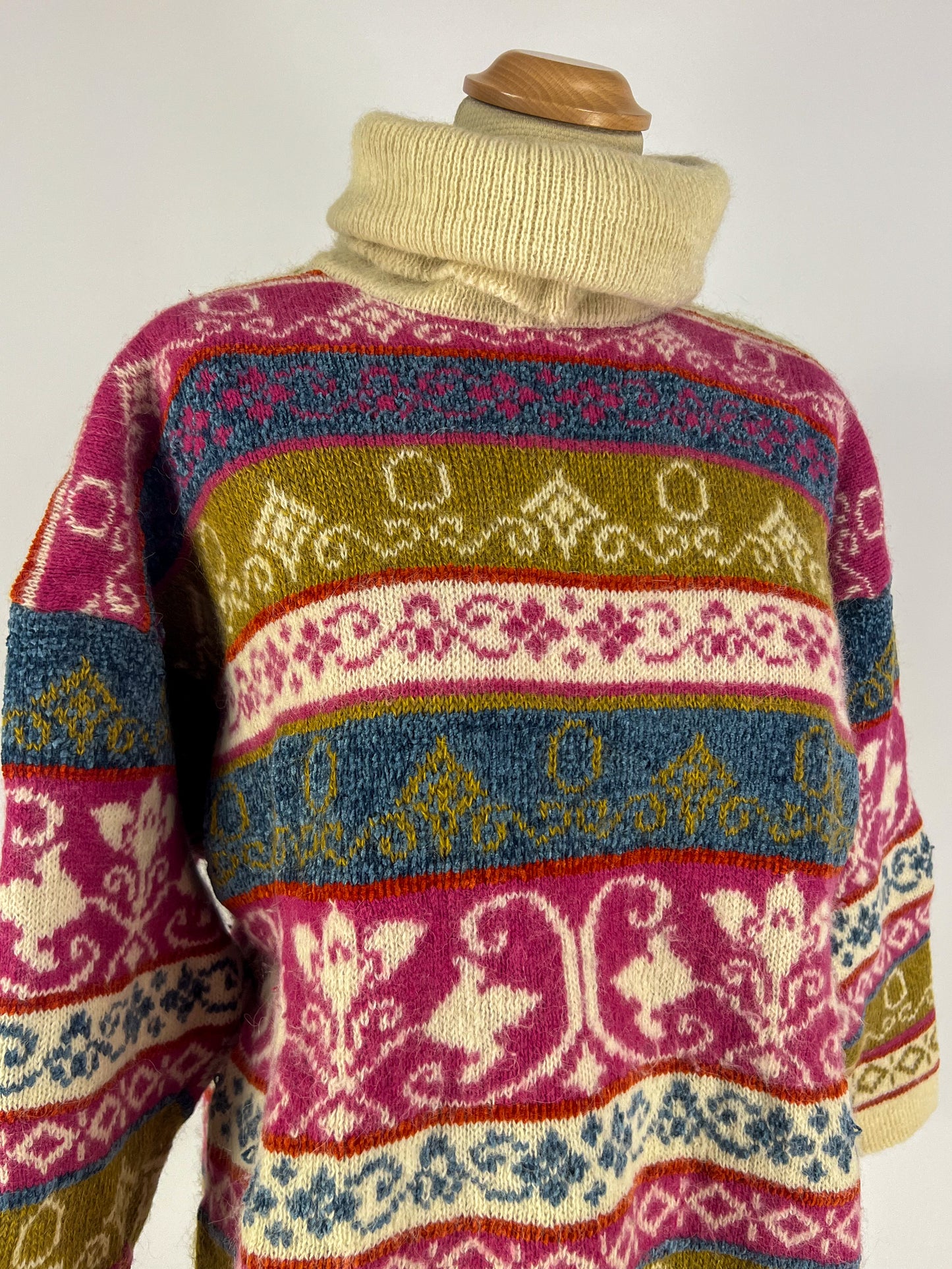 Maglione Vintage Made in the UK -  Lana, Alpaca e Mohair