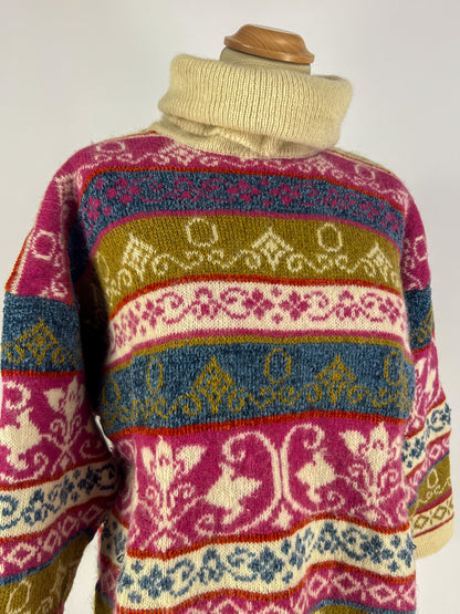 Maglione Vintage Made in the UK -  Lana, Alpaca e Mohair