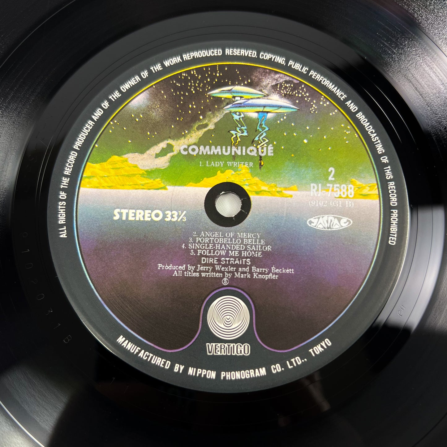 DIRE STRAITS – Communiqué 1ª Edizione Giapponese – Vertigo RJ-7588 1979