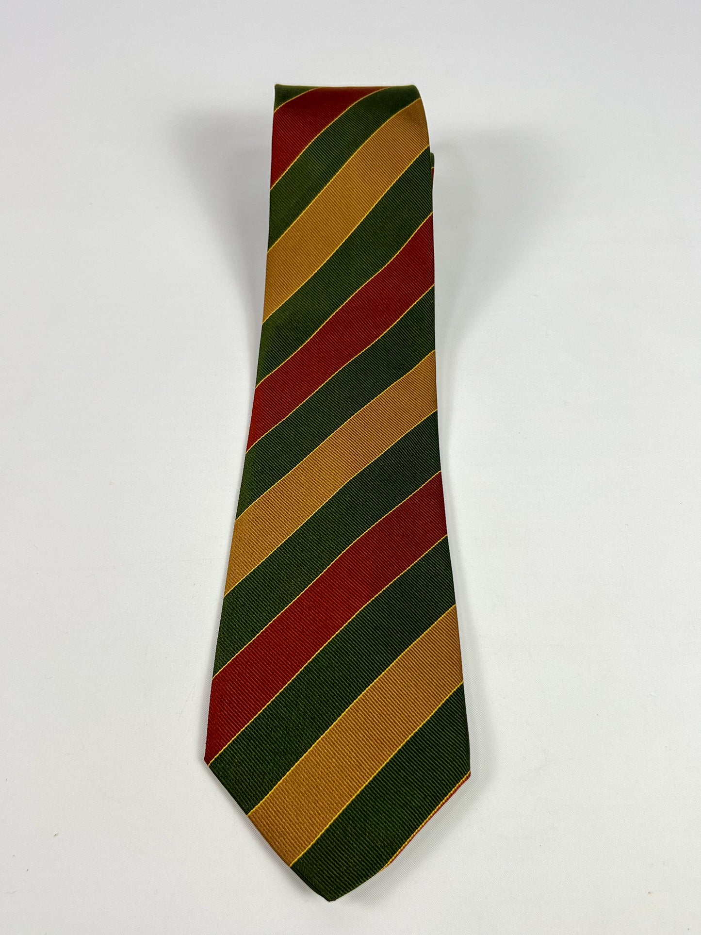 Cravatta vintage Yves Saint Lauren regimental