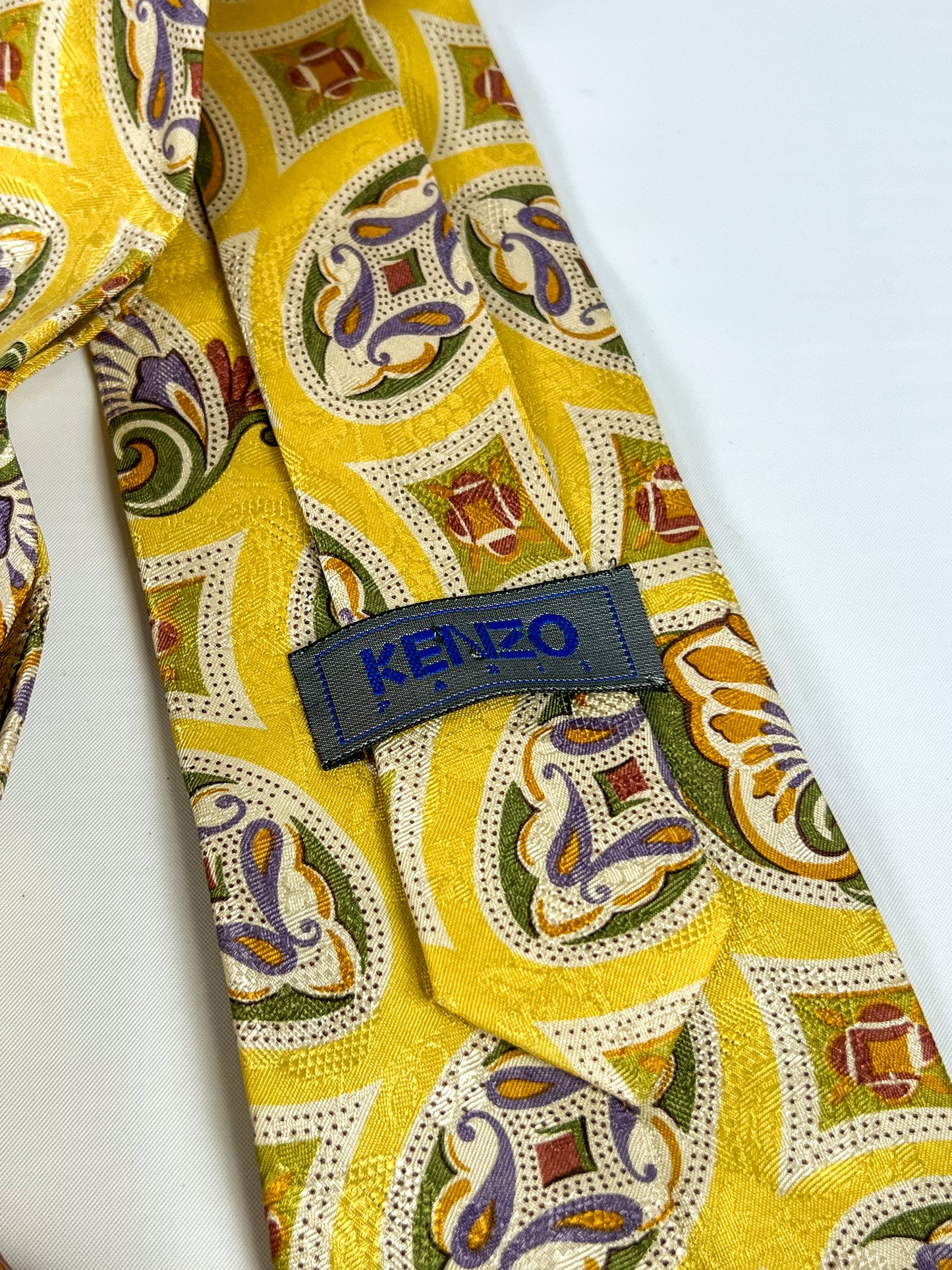 Cravatta Kenzo fantasia maioliche