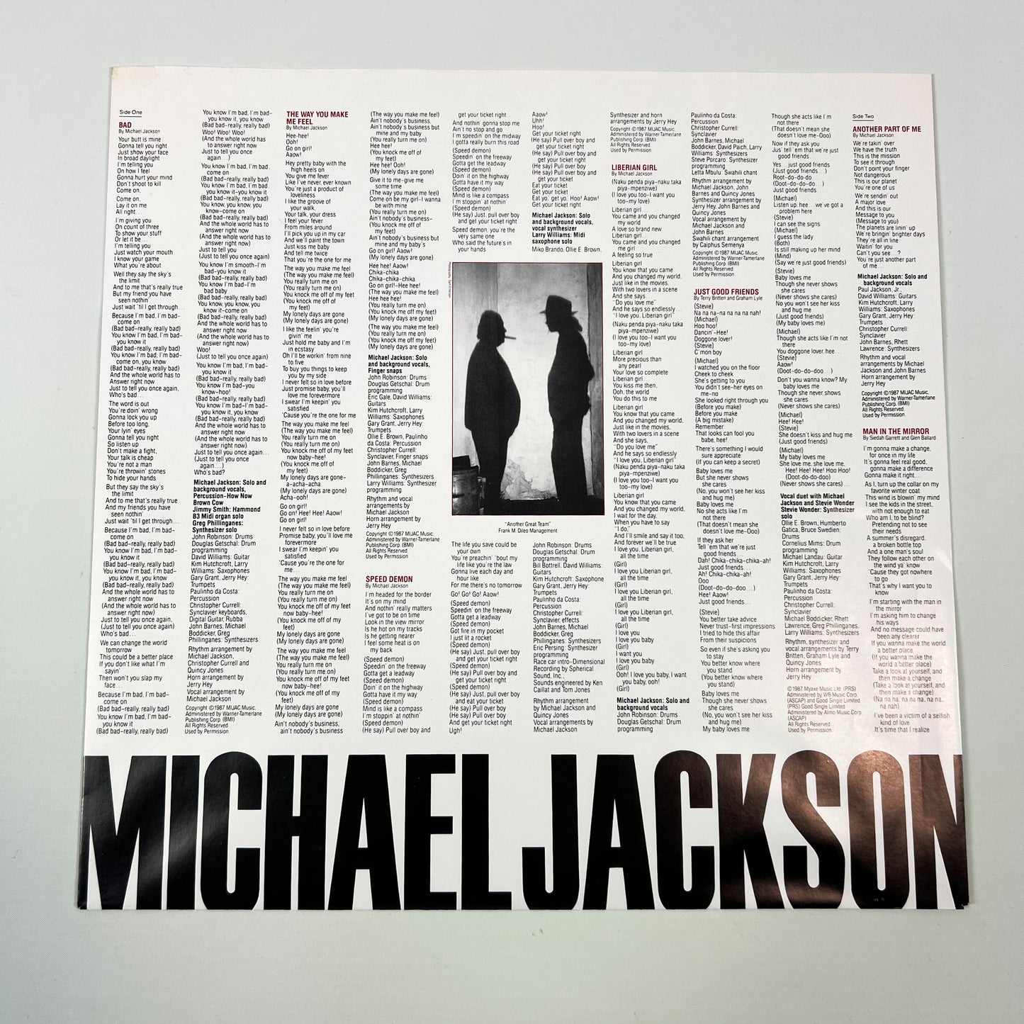 MICHAEL JACKSON – Bad 1ère édition japonaise – Epic 28·3P-800 1987 SOUS BLISTER