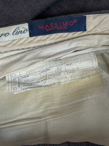 Pantaloni in Puro Lino Massimo Sartoria