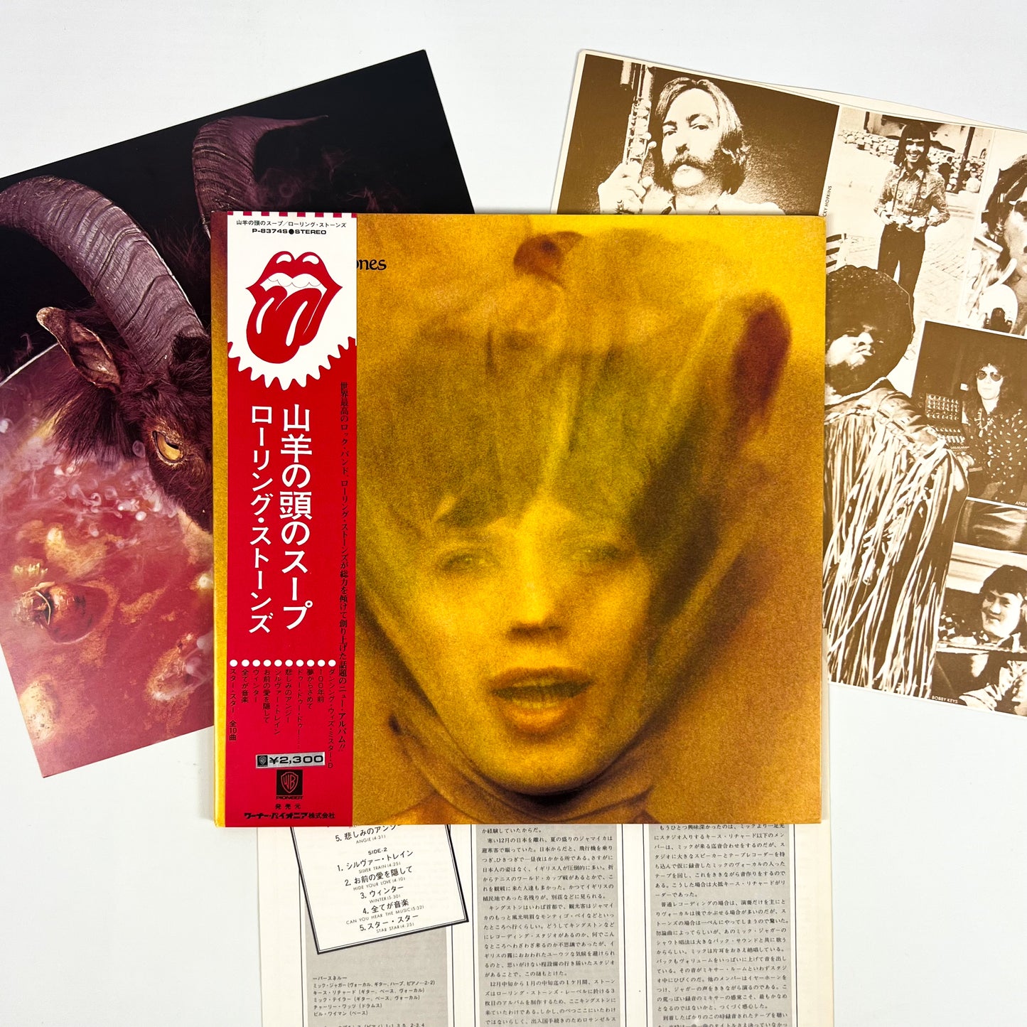 THE ROLLING STONES – Goats Head Soup Prima Stampa Giapponese P-8374S 1973 OBI