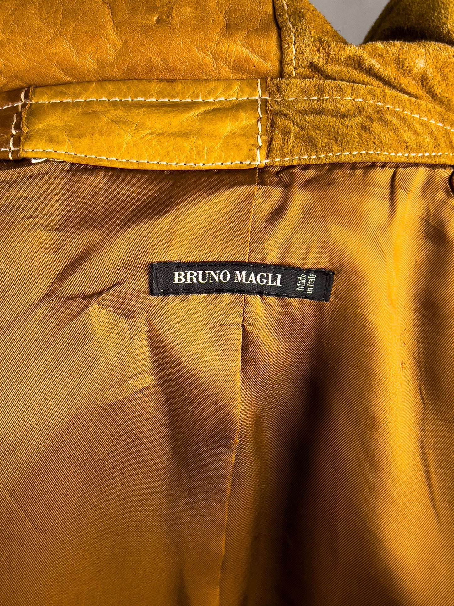 Giacca Bruno Magli in Pelle Patchwork