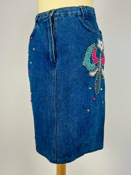 Gonna di Jeans Giallo Napoli anni ‘80