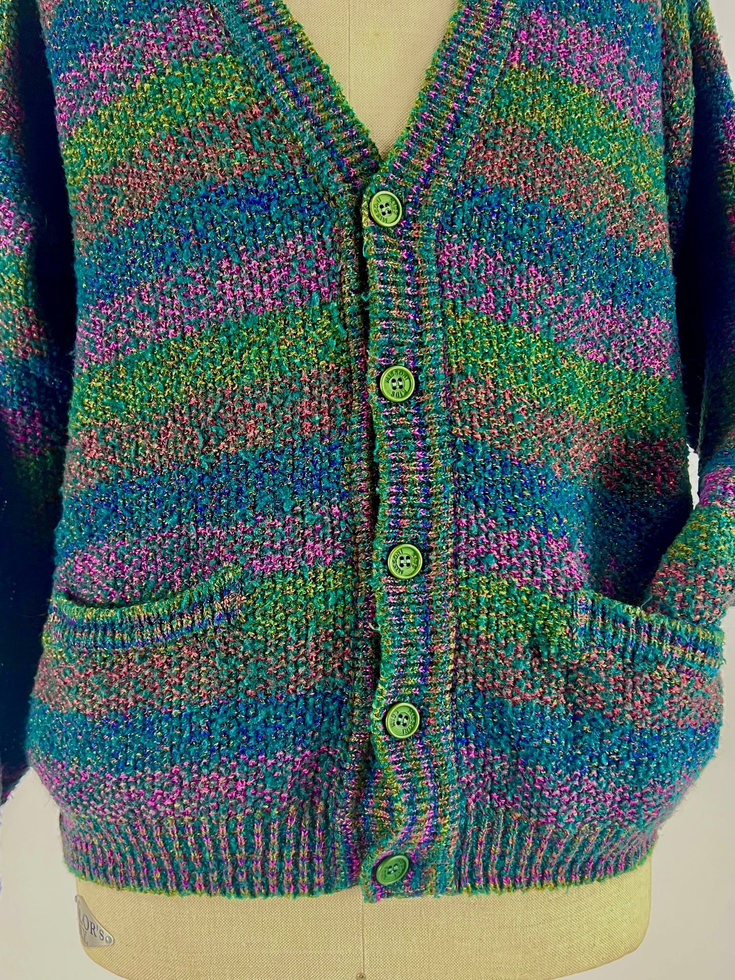 Cardigan Missoni in Lana anni ‘70