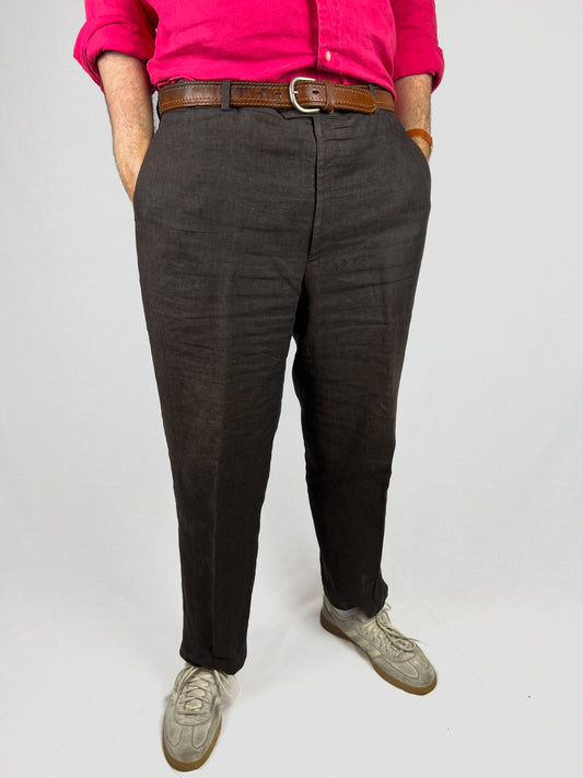 Pantaloni in Puro Lino Massimo Sartoria