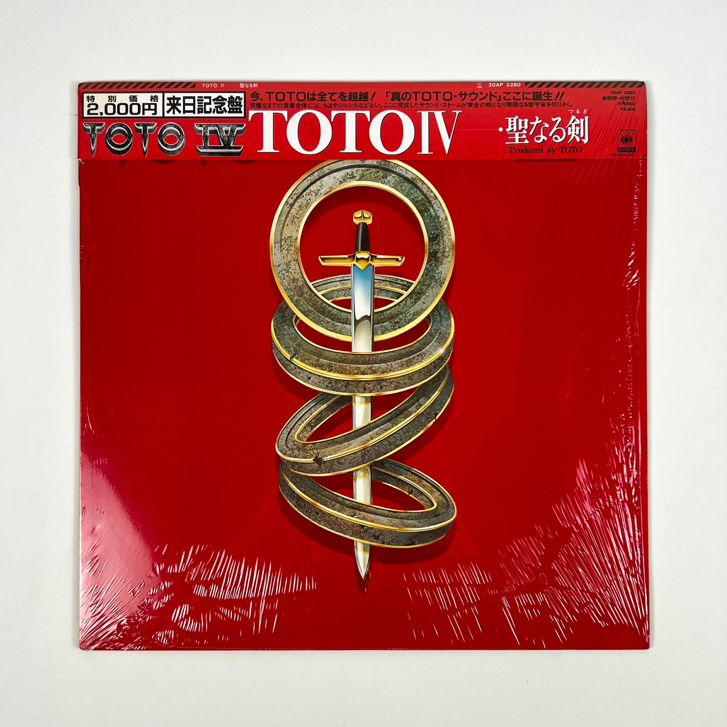 TOTO – Toto IV Prima Stampa Giapponese 20AP 2280 1982 OBI SHRINK