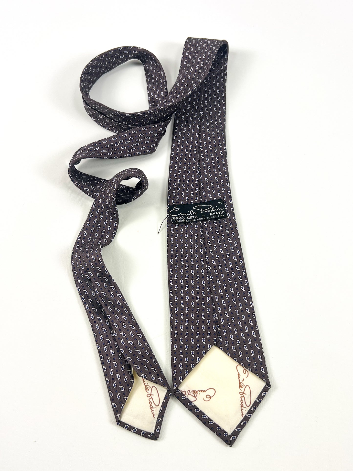 Cravatta Emile Rodin Paisley anni ‘70