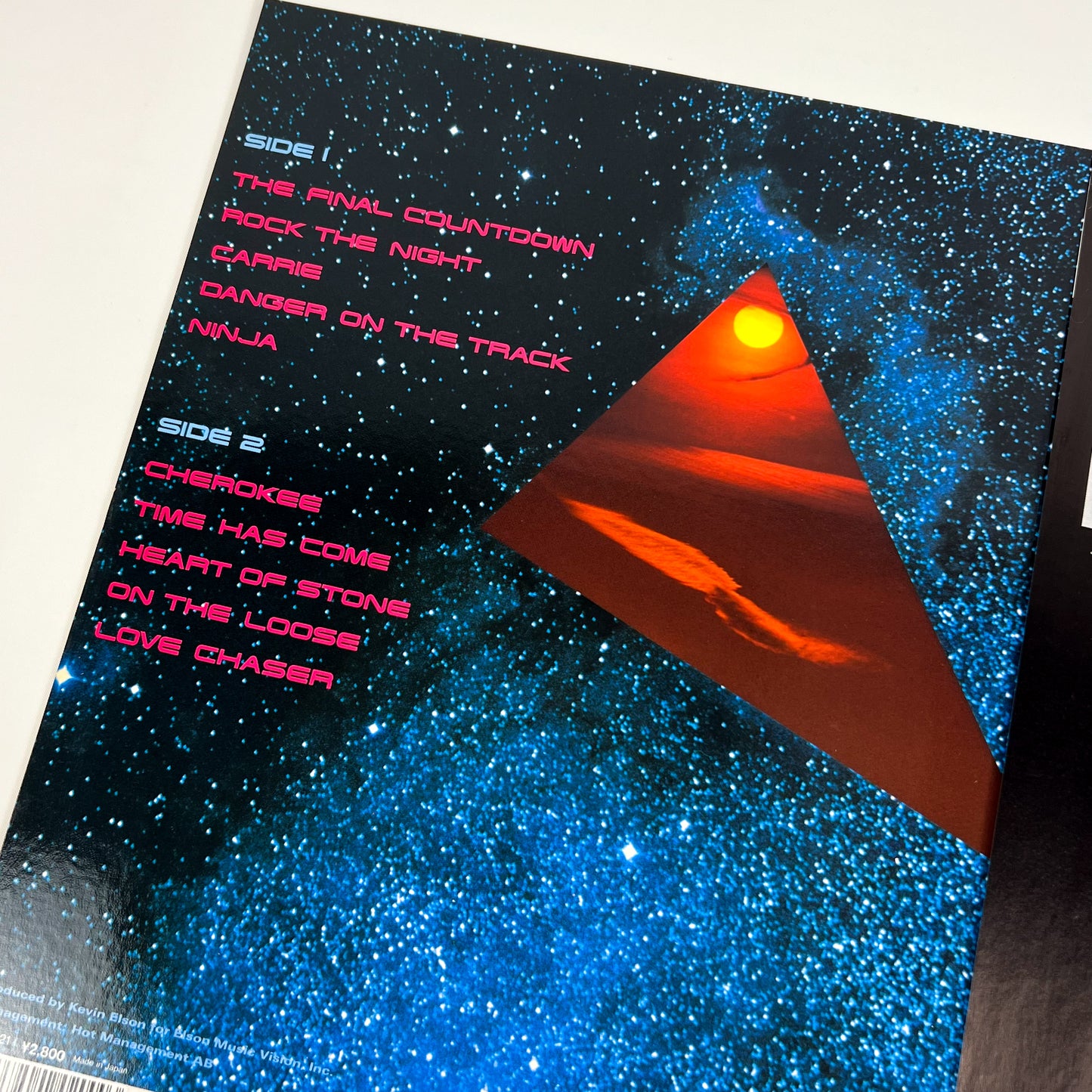 EUROPE – The Final Countdown Prima Stampa Giapponese VIL-28019 1986 OBI