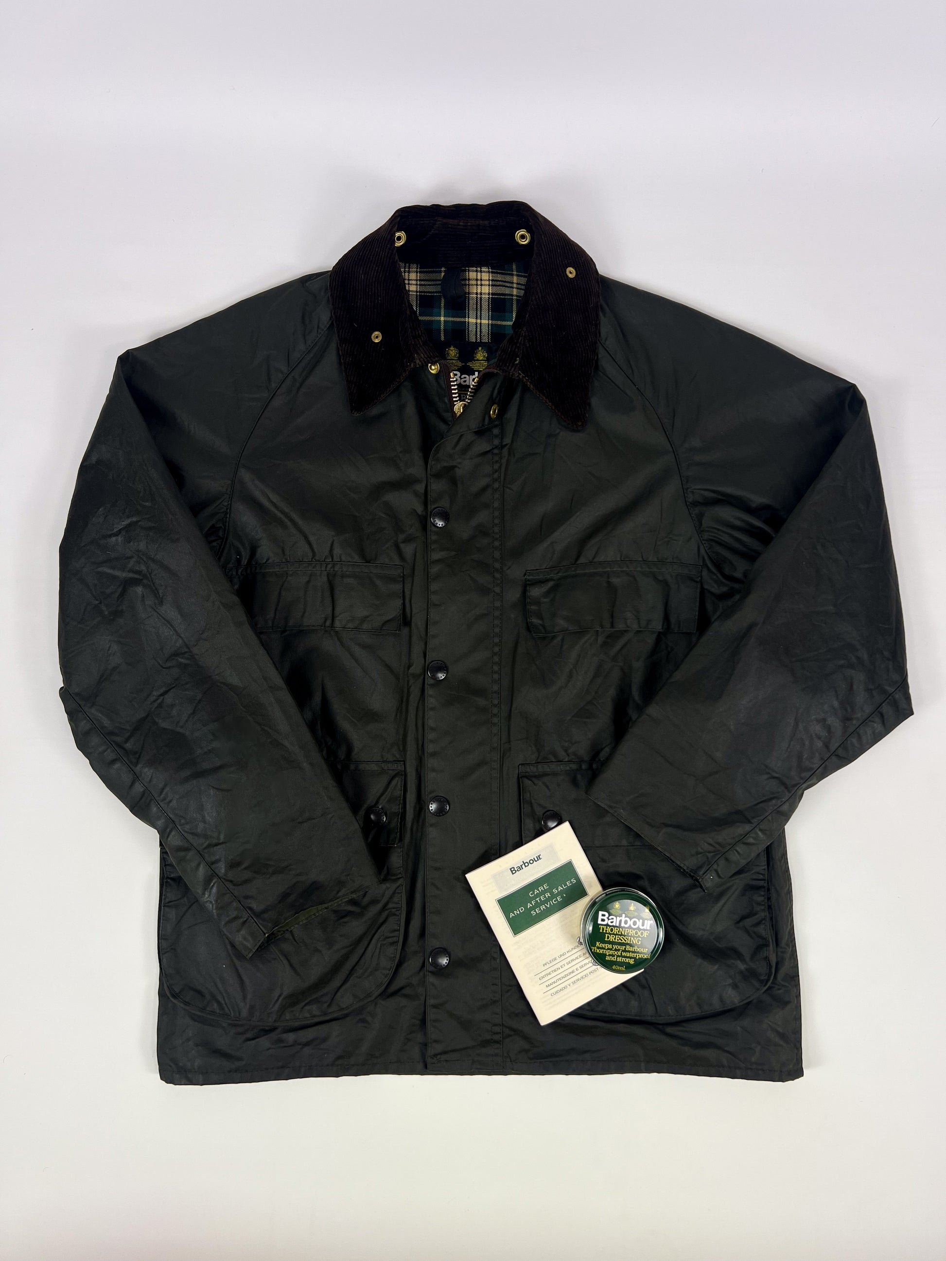 Barbour Bedale 4 Tasche C38 Vintage anni ’80 S/M