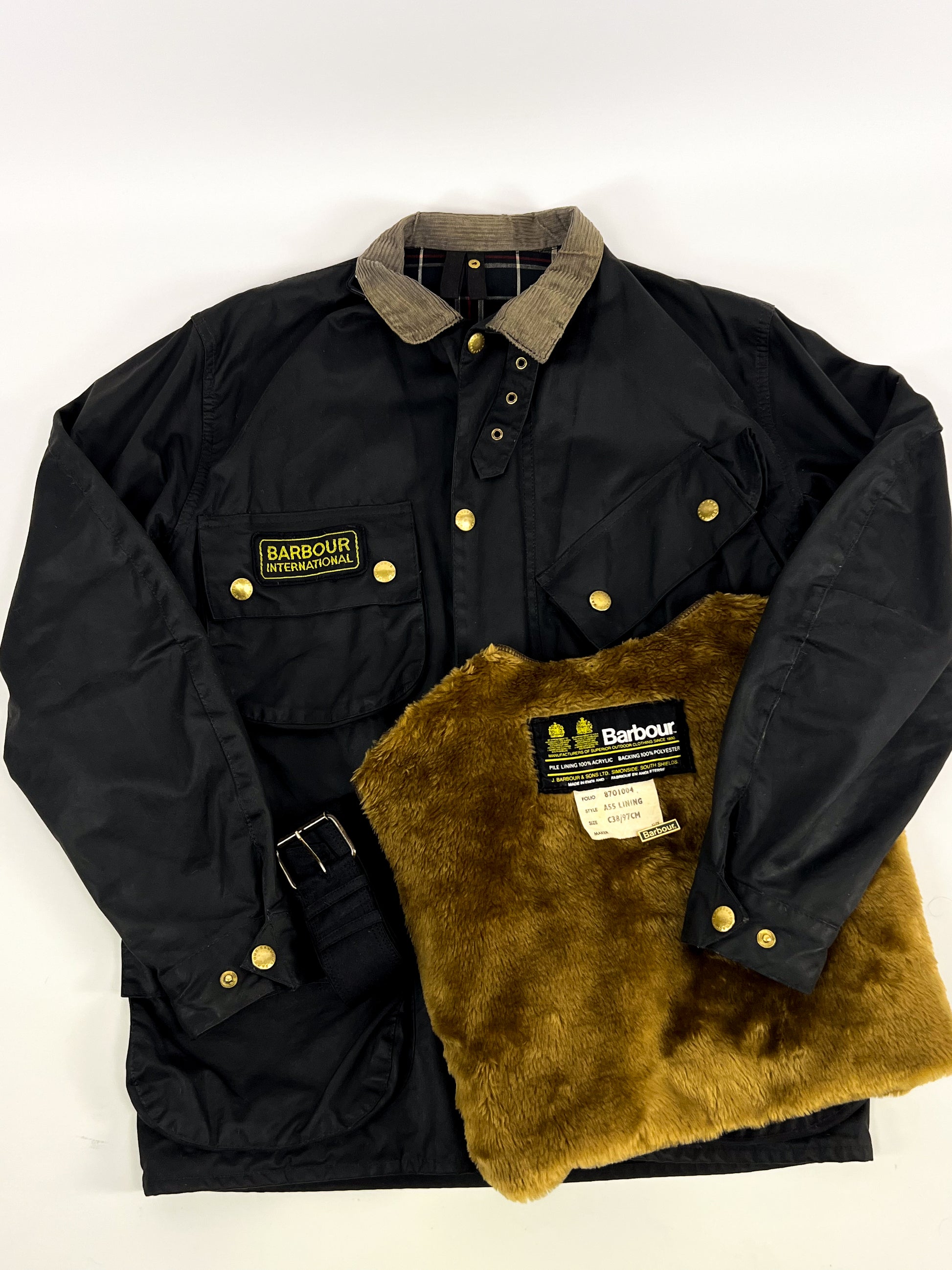 Barbour International 2 Corone two crest 1987 anni 80 C38