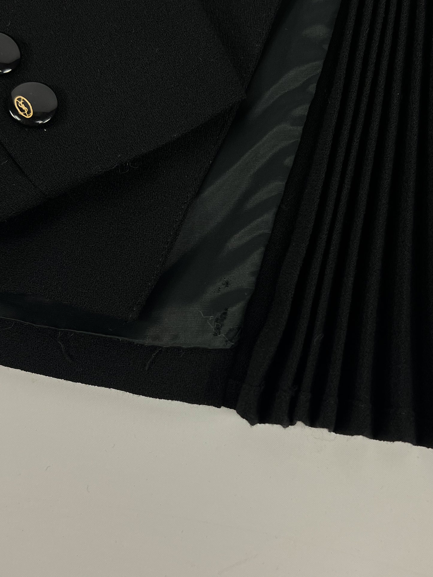 Blazer in Pura Lana anni ‘70 - Bottoni YSL