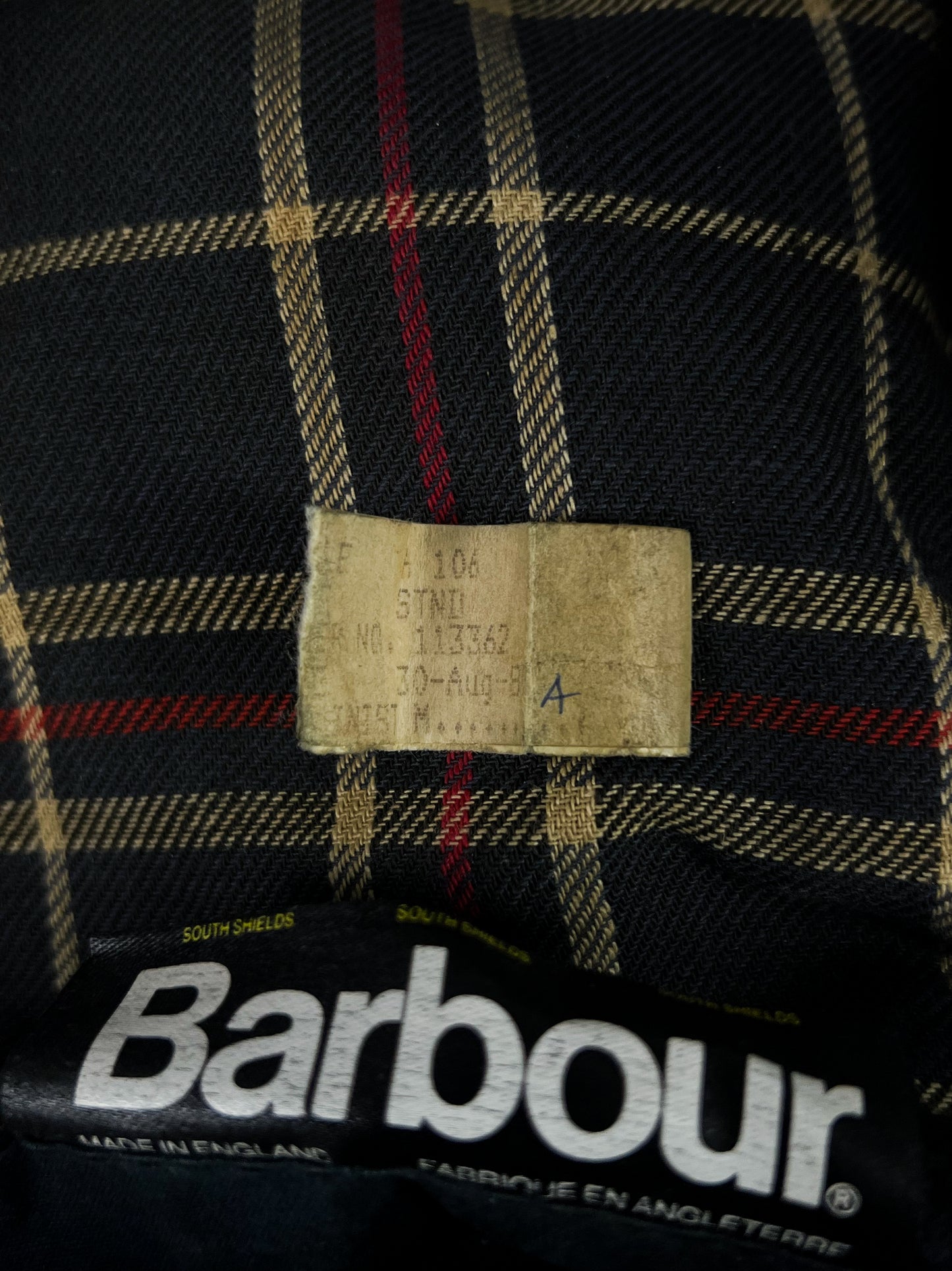 Capuche Barbour A106 1986