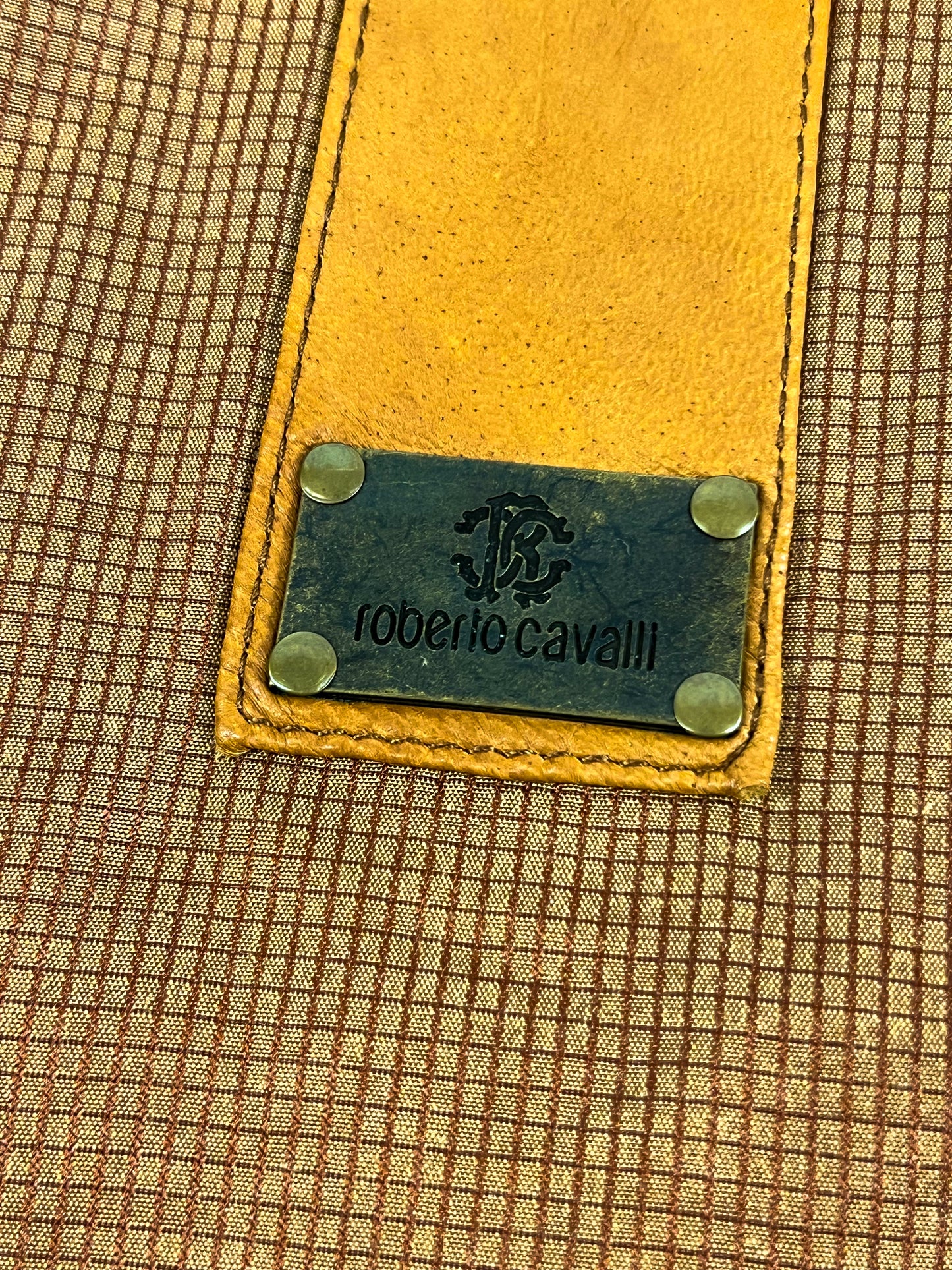 Giacca in Pelle Roberto Cavalli Y2K