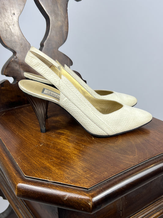 Décolleté Gianni Versace in Pelle