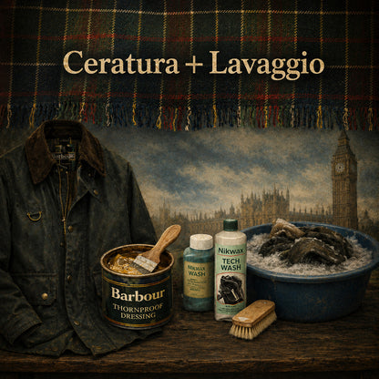 Ceratura + Lavaggio Barbour Professionale