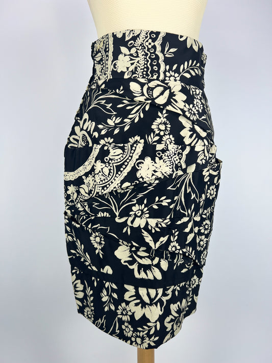 Gonna Gianni Versace Couture in Seta 1989