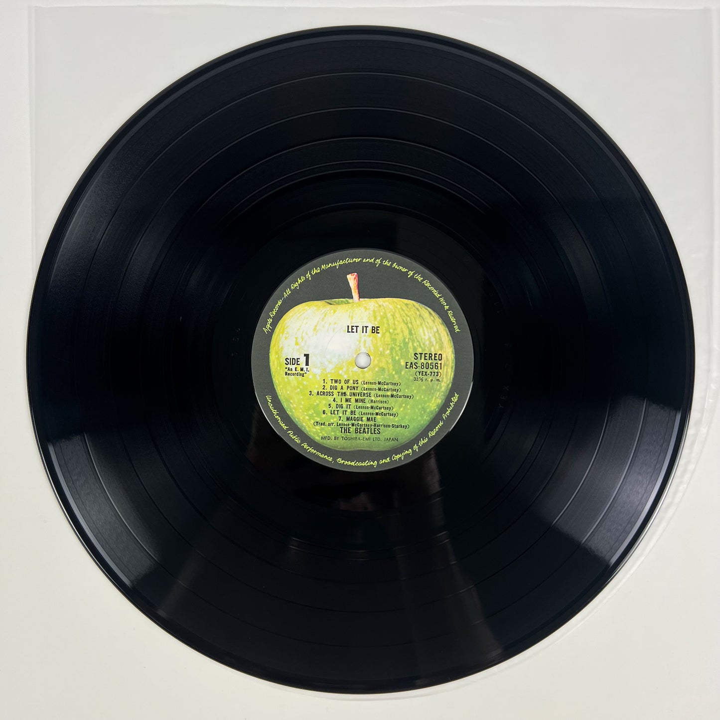 THE BEATLES – Let It Be Stampa Giapponese EAS-80561 1976 OBI GATEFOLD