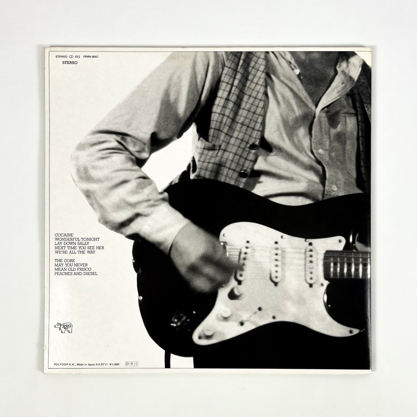 ERIC CLAPTON – Slowhand Stampa Giapponese 18MW 0057 1987 OBI GATEFOLD