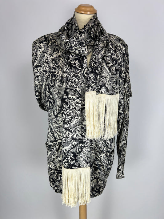 Blusa con Sciarpa Genny by Gianni Versace in Pura Seta