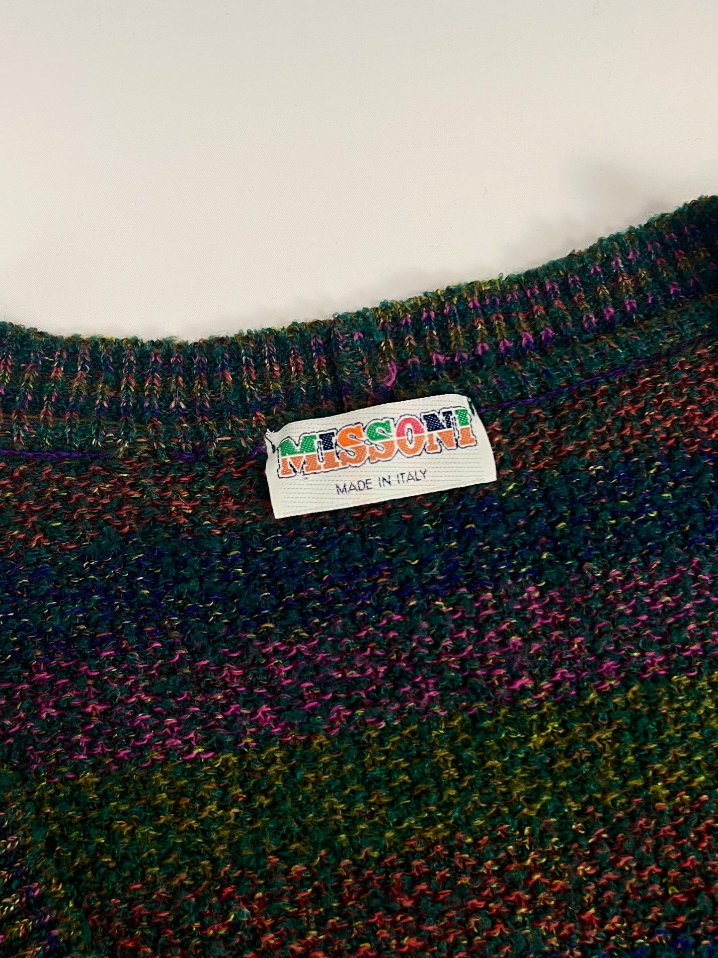 Cardigan Missoni in Lana anni ‘70