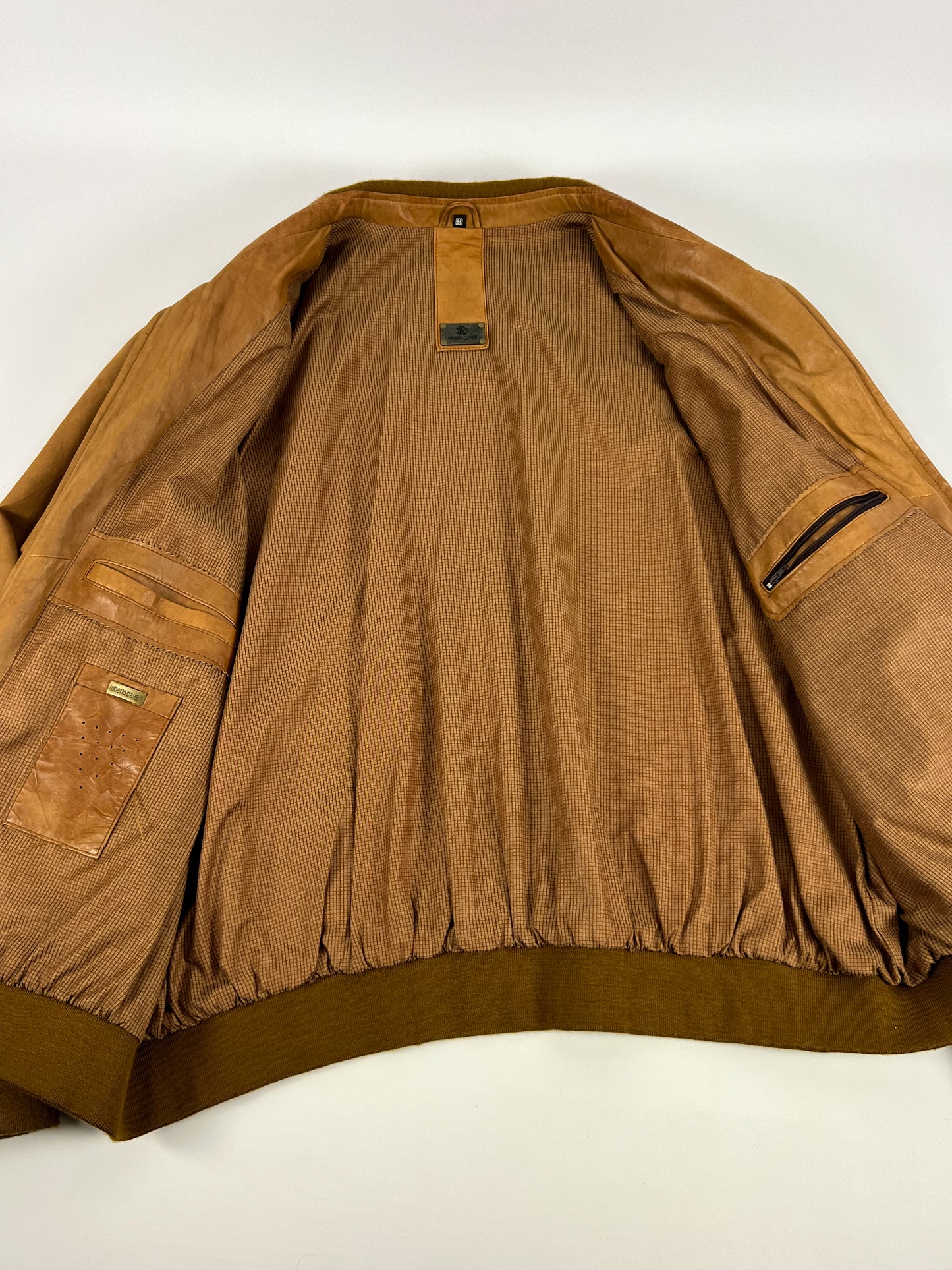 Giacca in Pelle Roberto Cavalli Y2K