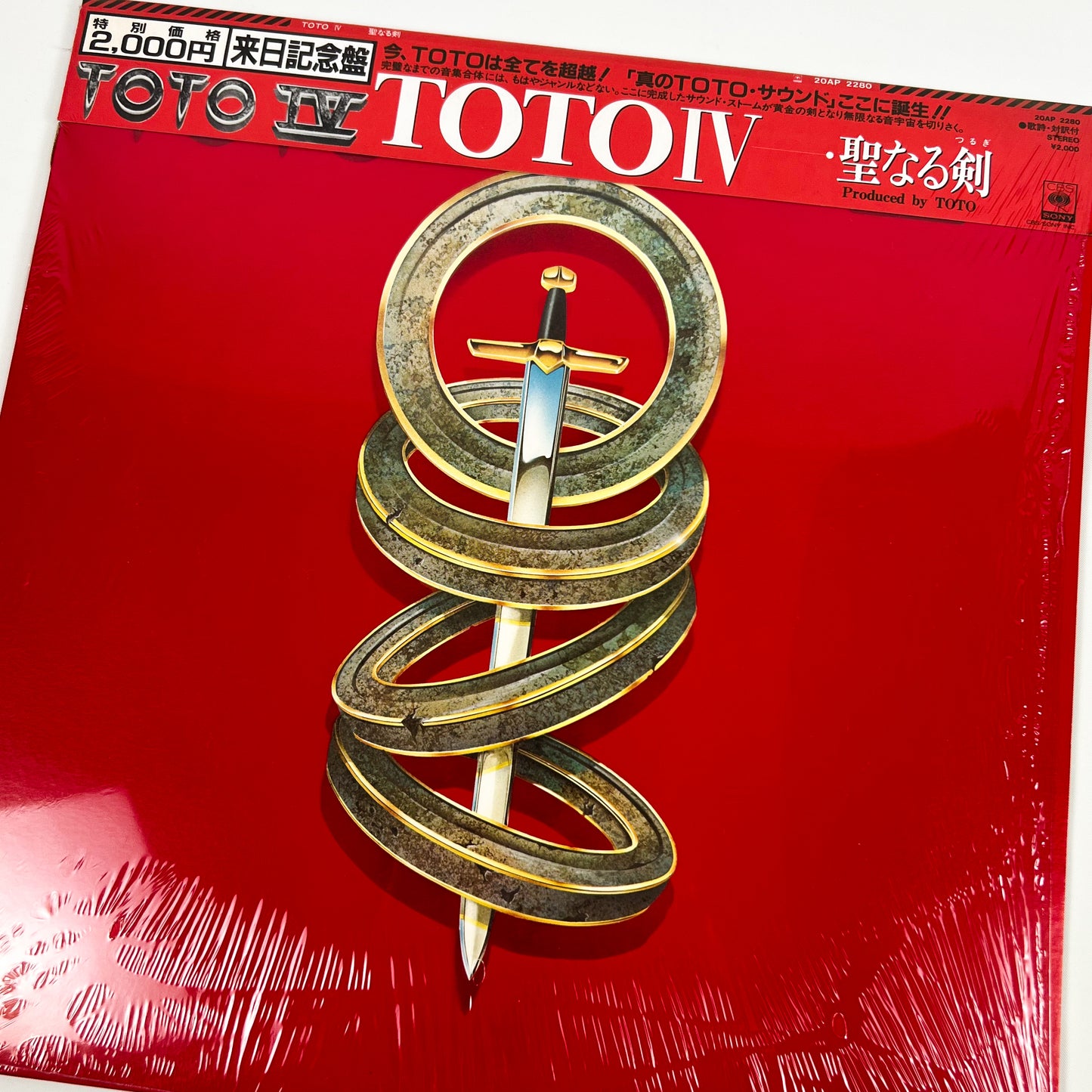 TOTO – Toto IV Prima Stampa Giapponese 20AP 2280 1982 OBI SHRINK