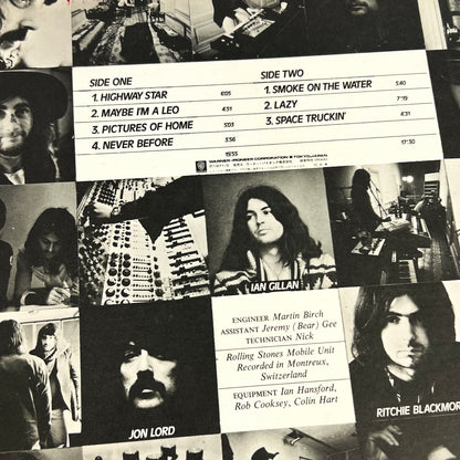 DEEP PURPLE – Machine Head 1ª Edizione Giapponese – Warner Bros. P-10130W 1972