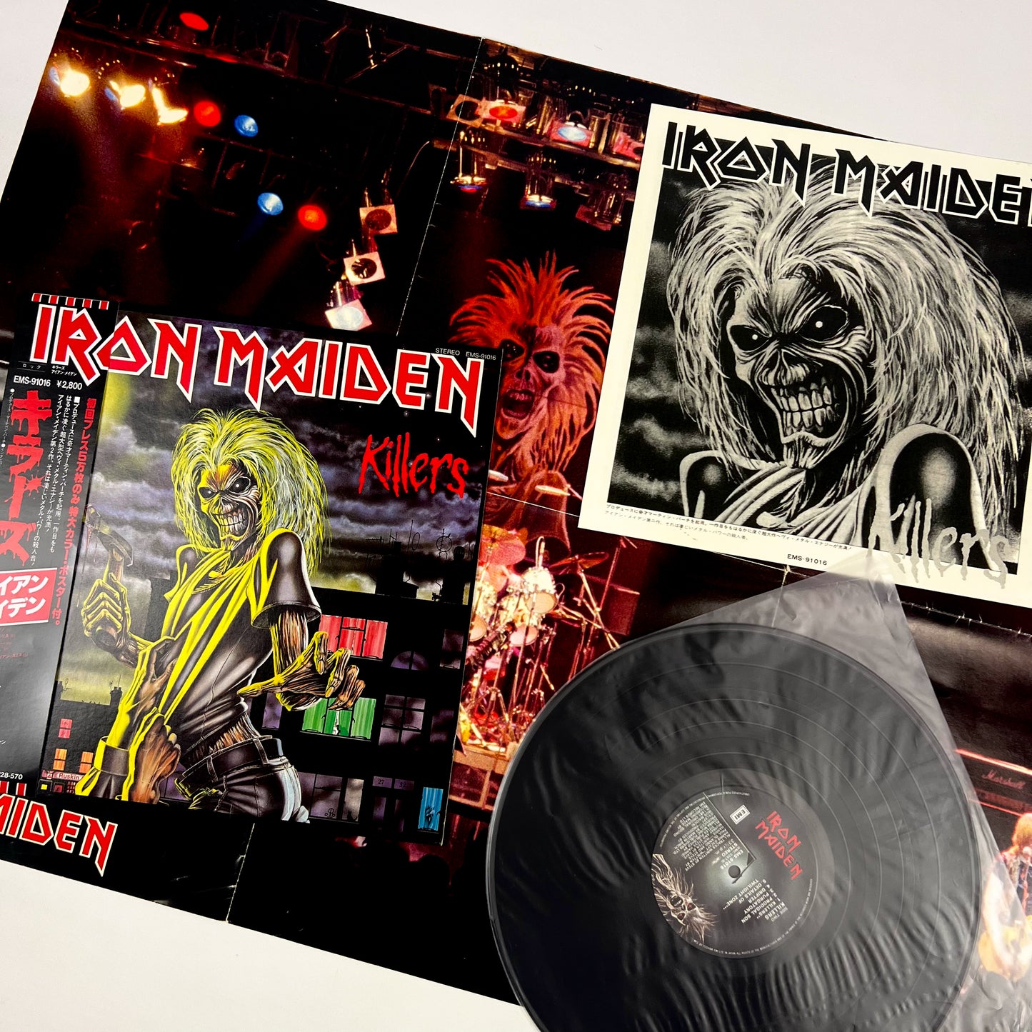 IRON MAIDEN – Killers 1ª Stampa Giapponese - Toshiba EMI EMS-91016 1981 - EDIZ. LIMITATA Poster