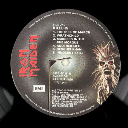 IRON MAIDEN – Killers 1ª Stampa Giapponese - Toshiba EMI EMS-91016 1981 - EDIZ. LIMITATA Poster