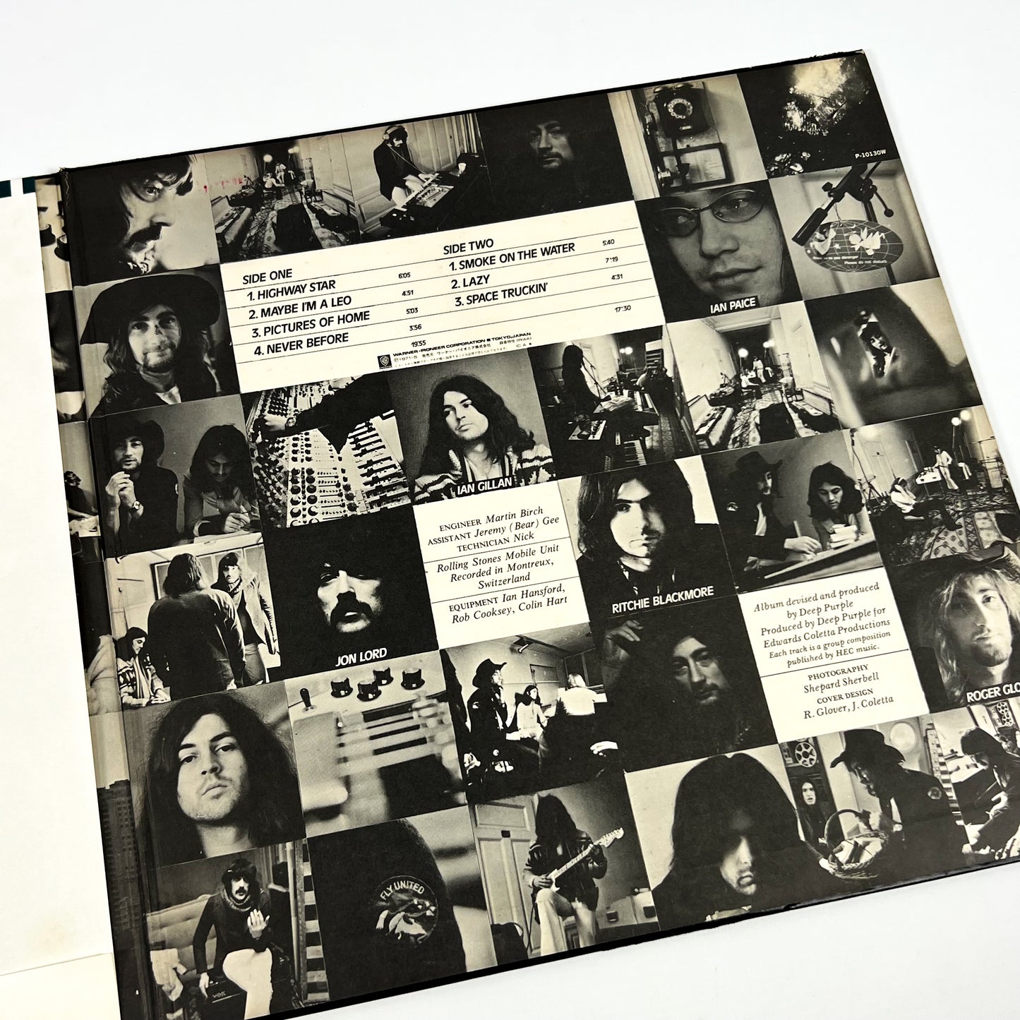 DEEP PURPLE – Machine Head 1ª Edizione Giapponese – Warner Bros. P-10130W 1972