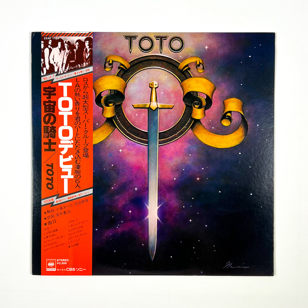TOTO – Toto 1ª Edizione Giapponese 25AP-1151 1978 OBI