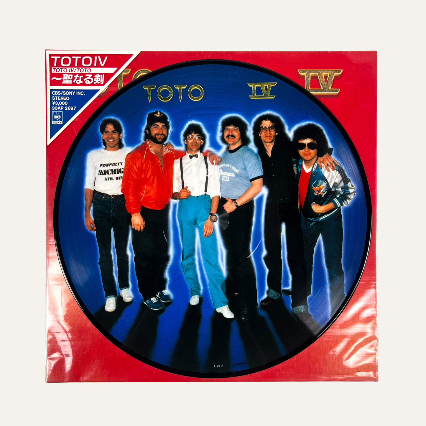 TOTO - Toto IV Picture Disc Exclusif Japonais 30AP2697 1983 OBI